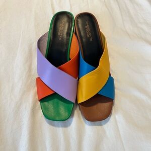Charlotte Stone ‘Amos’ Sandals in Confetti